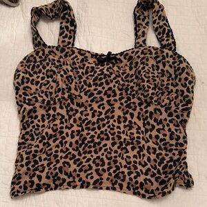Sienna Sky Leopard Print Camisole Top